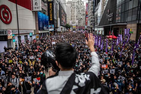 how many pro china protests are in hong kong